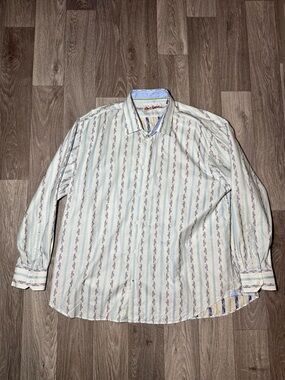 Robert Graham Button Up Long Sleeve Size 4XL